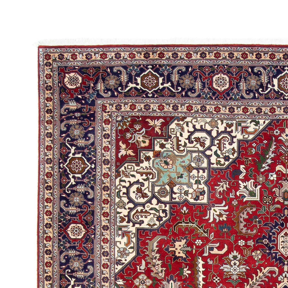 Alfombra Persa - Tabriz - Real - 297 x 204 cm - rojo oscuro