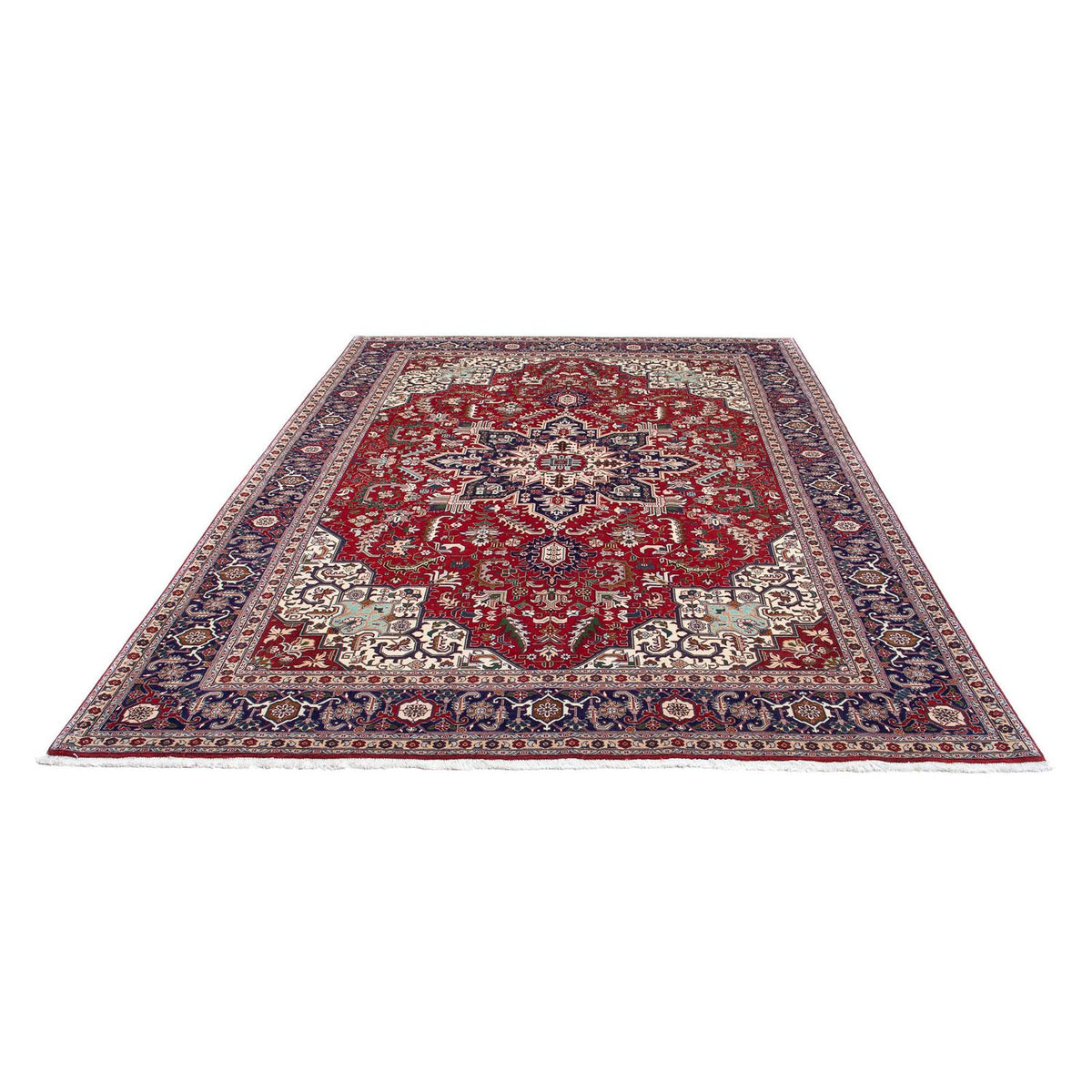 Alfombra Persa - Tabriz - Real - 297 x 204 cm - rojo oscuro