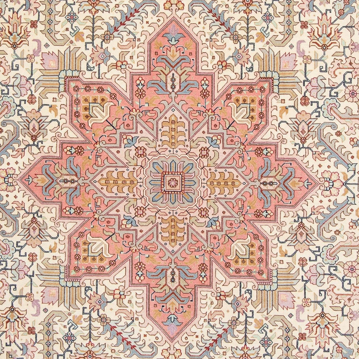 Alfombra Persa - Tabriz - Real - 323 x 200 cm - beige