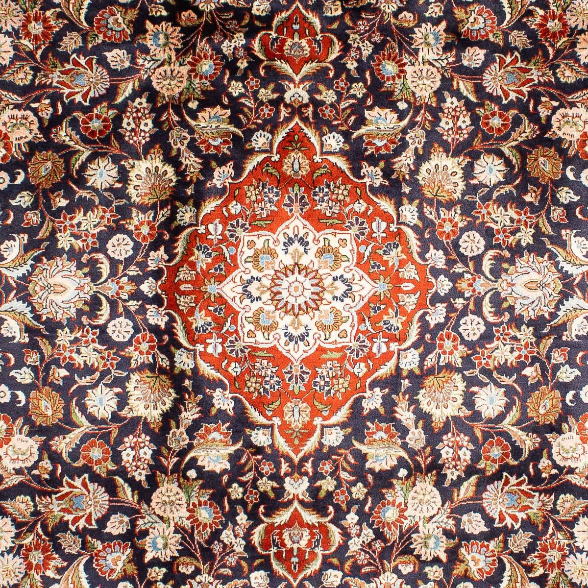 Alfombra persa - Clásica - 297 x 210 cm - azul oscuro
