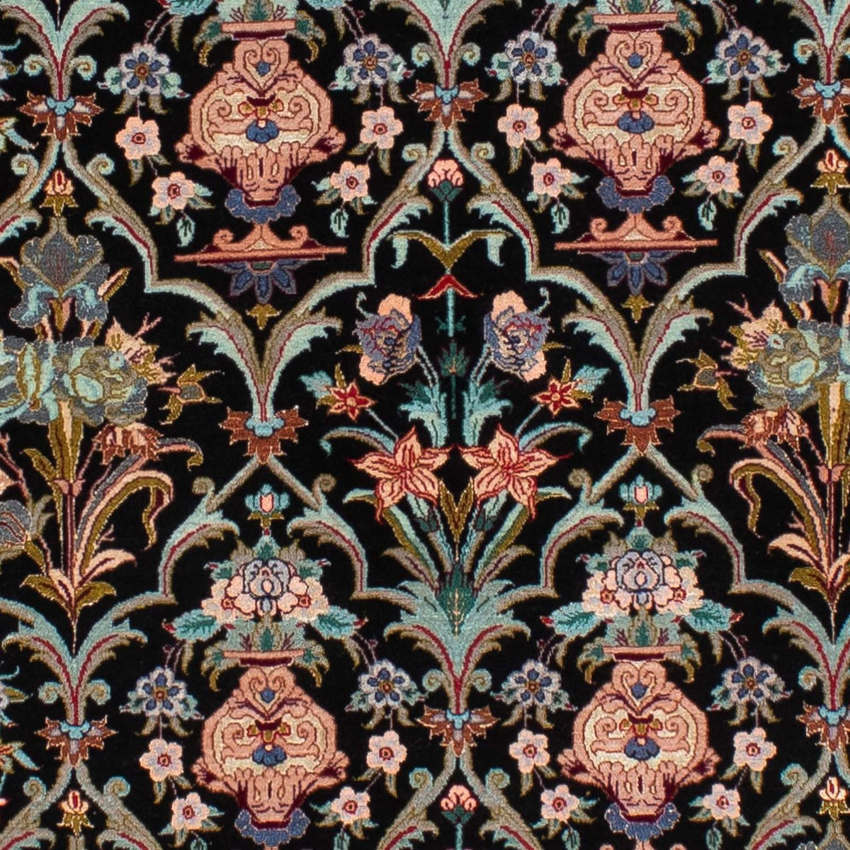 Alfombra Persa - Isfahan - Prima - 233 x 156 cm - azul oscuro