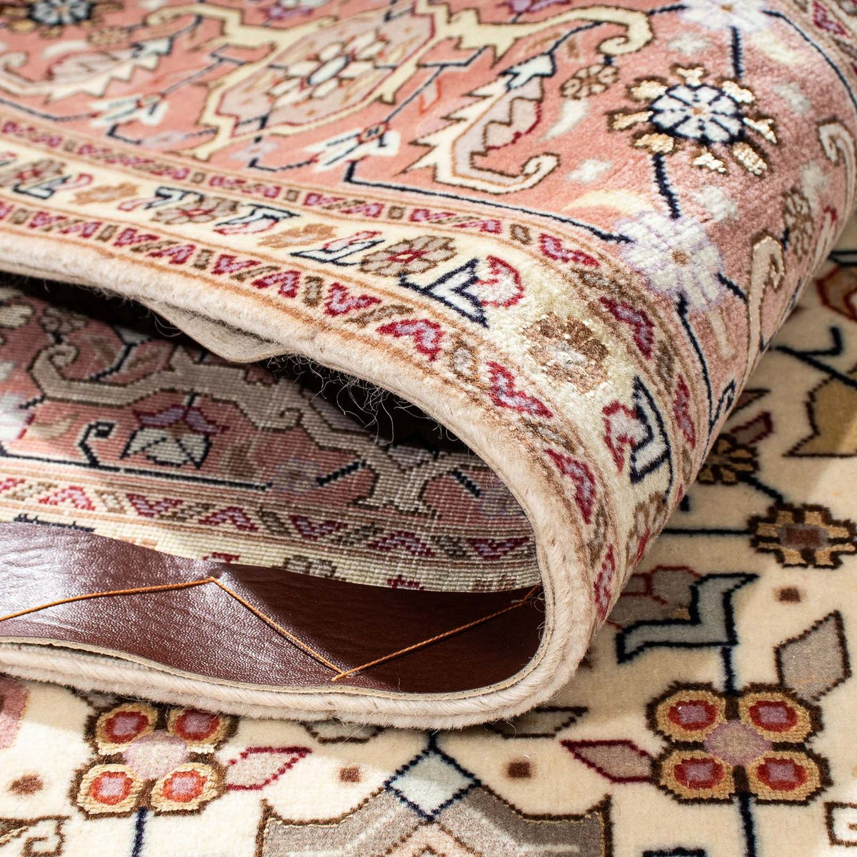 Alfombra Persa - Tabriz - Real - 204 x 152 cm - beige