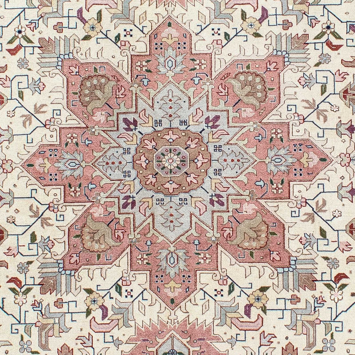 Alfombra Persa - Tabriz - Real - 200 x 149 cm - beige