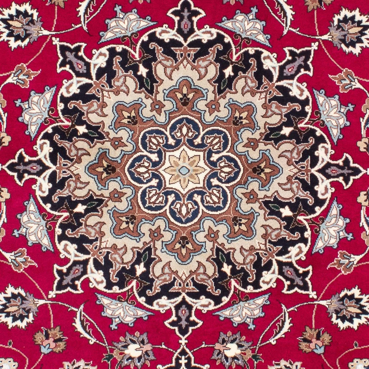 Alfombra Persa - Tabriz - Real - 200 x 155 cm - rojo oscuro