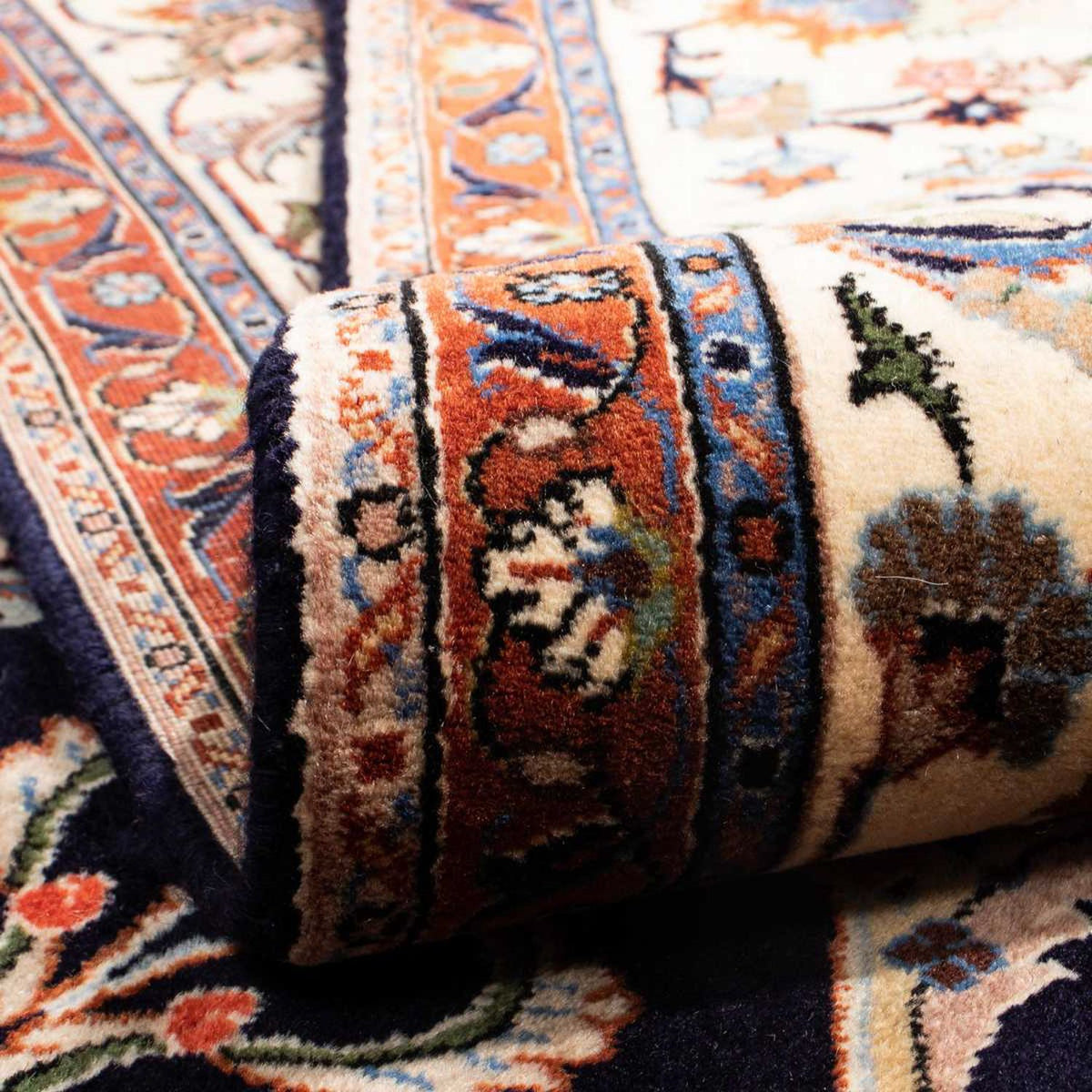 Alfombra persa - Clásica - 290 x 194 cm - azul oscuro