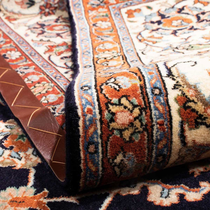 Alfombra persa - Clásica - 286 x 195 cm - azul oscuro