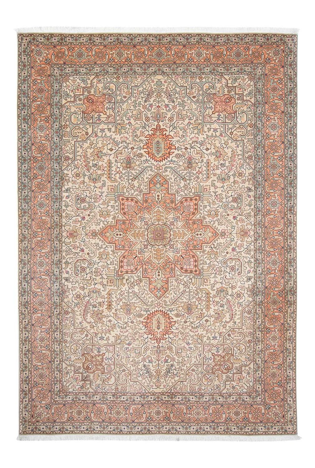 Alfombra Persa - Tabriz - Real - 302 x 205 cm - beige