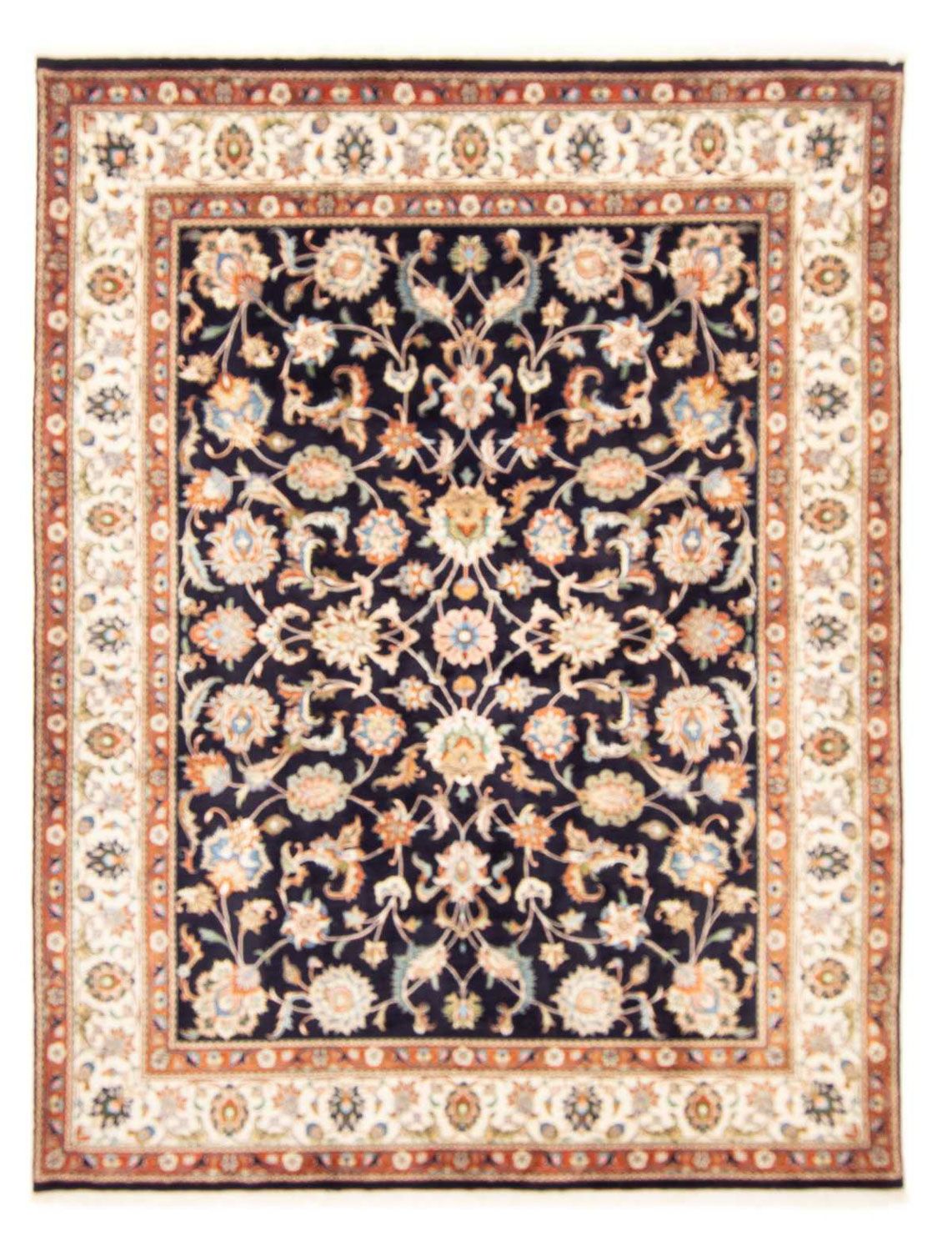 Alfombra persa - Clásica - 278 x 213 cm - azul oscuro