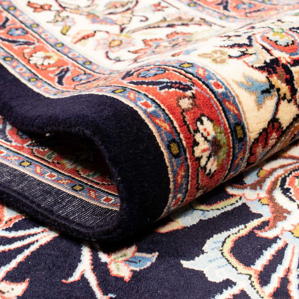 Alfombra persa - Clásica - 277 x 218 cm - azul oscuro