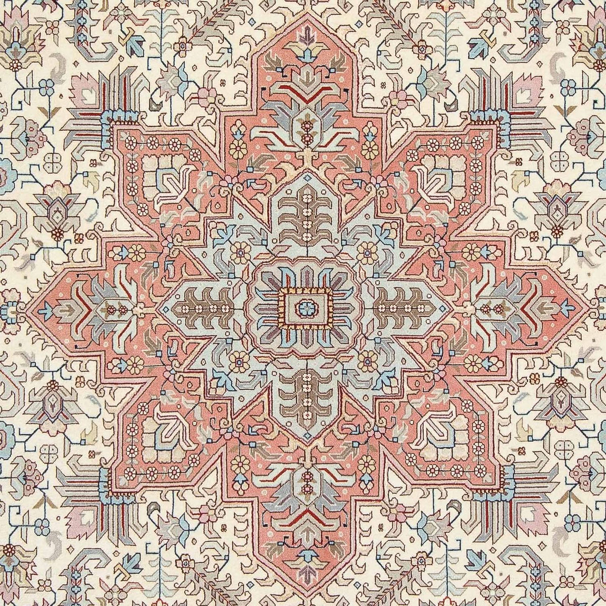 Alfombra Persa - Tabriz - Real - 310 x 204 cm - beige