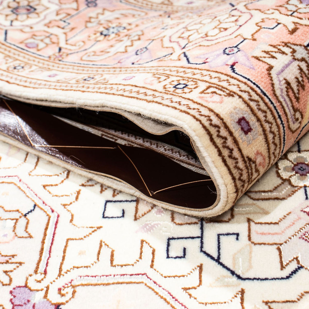 Alfombra Persa - Tabriz - Real - 212 x 151 cm - beige