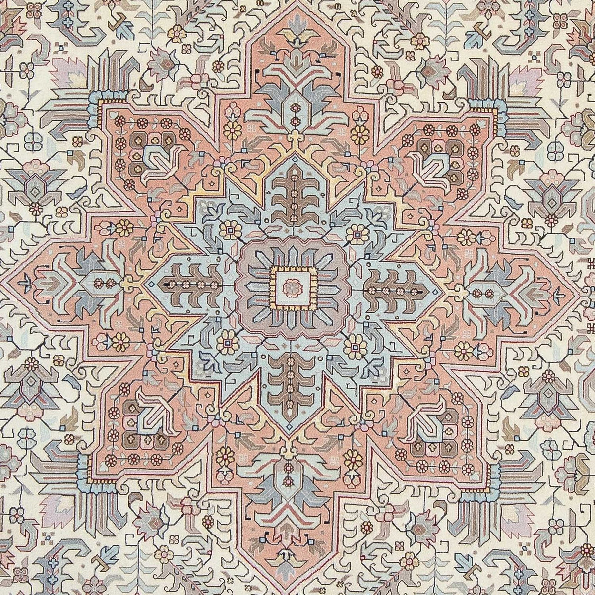 Alfombra Persa - Tabriz - Real - 304 x 212 cm - beige