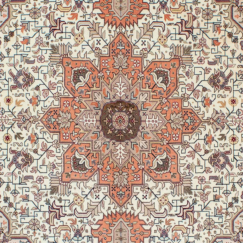Alfombra Persa - Tabriz - Real - 208 x 154 cm - beige