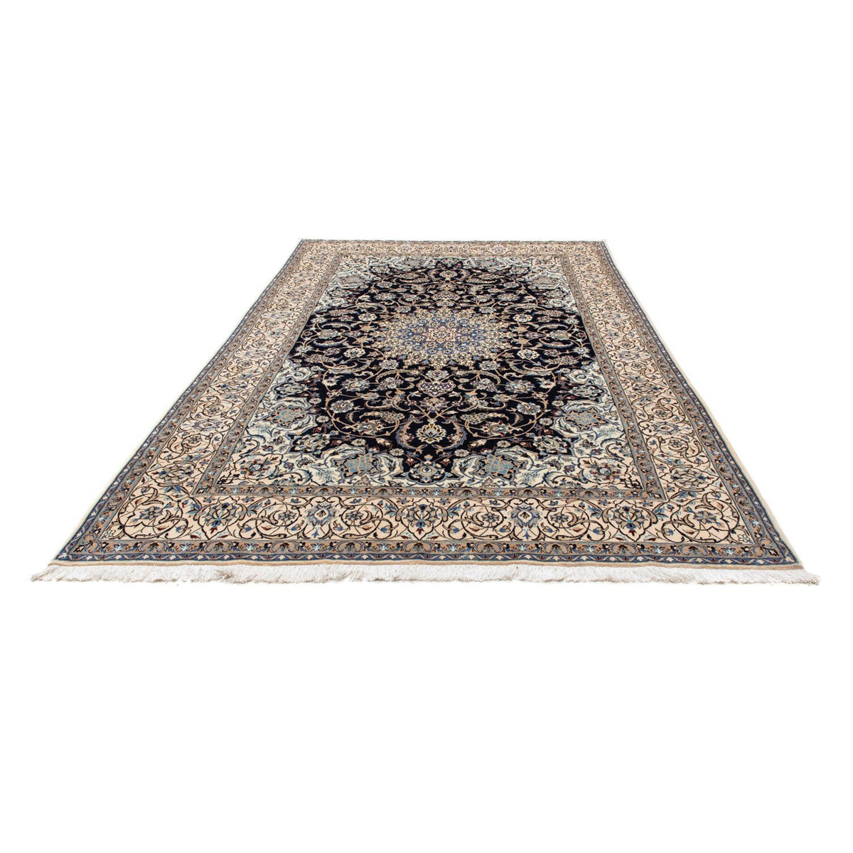 Alfombra Persa - Nain - Real - 290 x 204 cm - negro