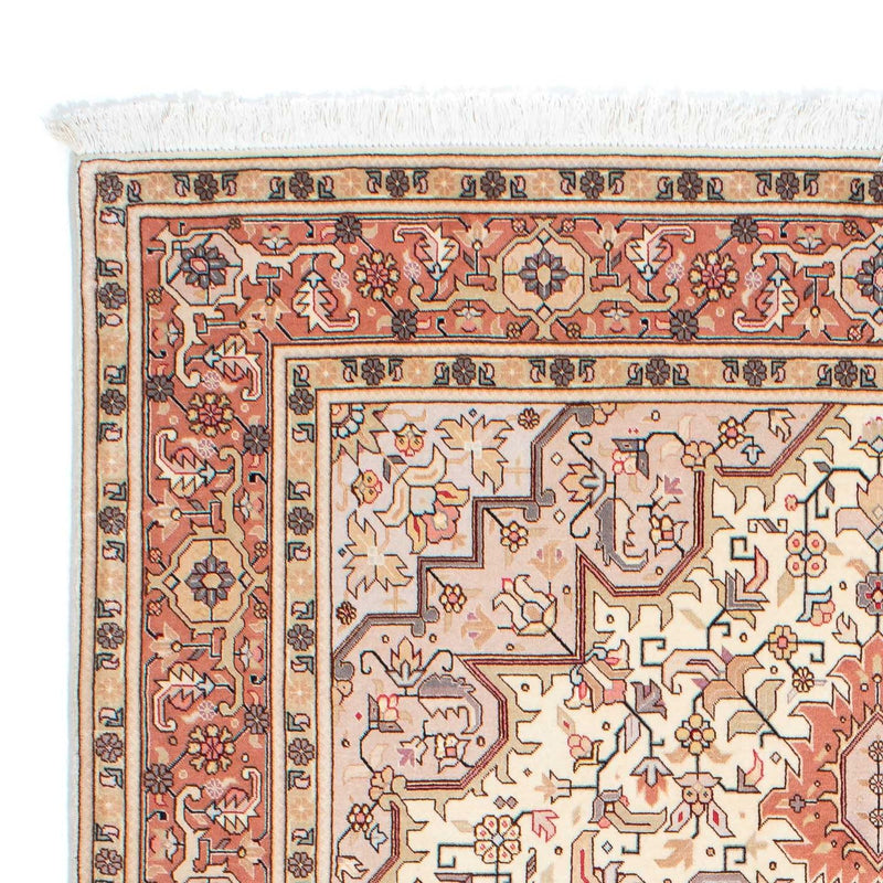 Alfombra Persa - Tabriz - Real - 208 x 153 cm - beige