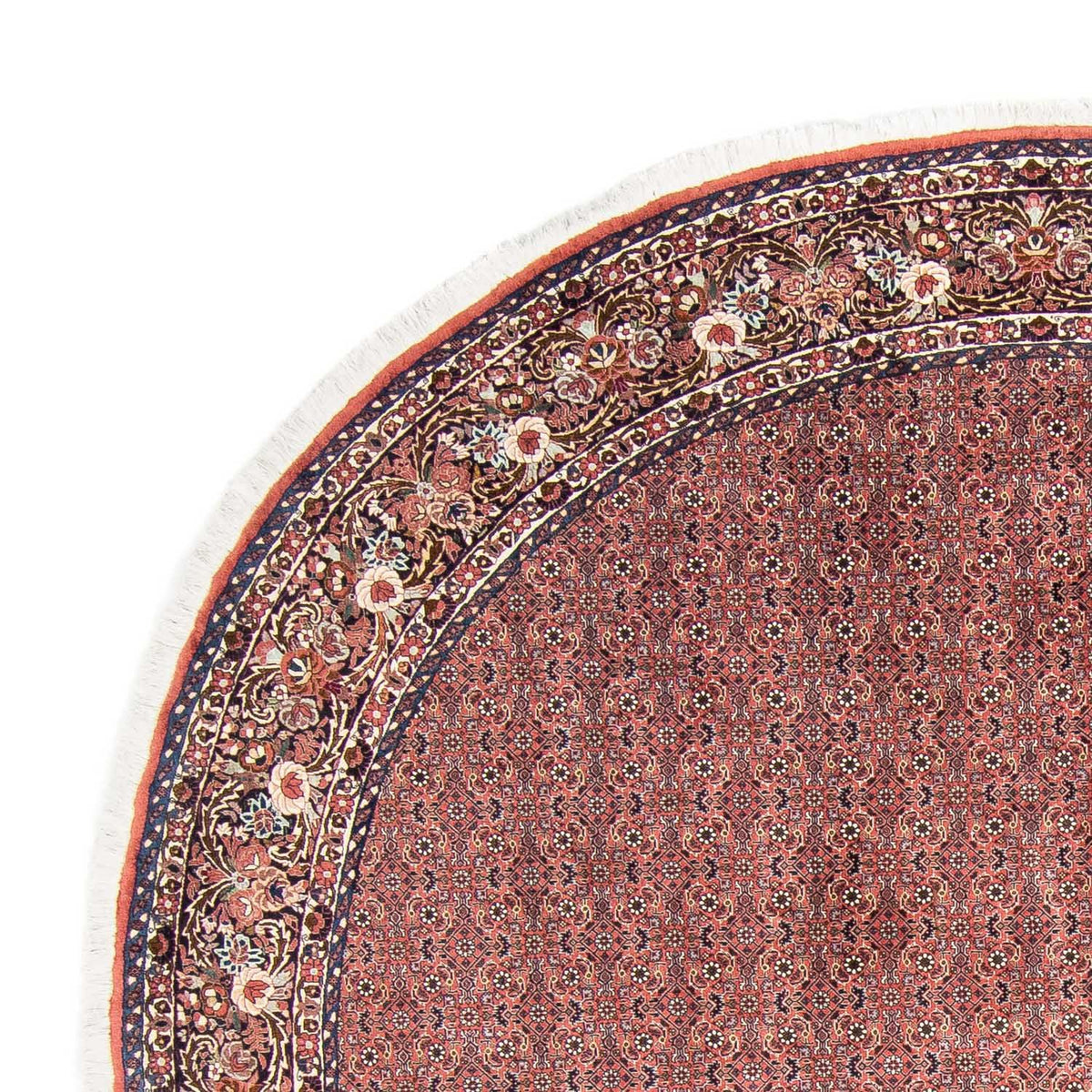 Alfombra persa - Bidjar redondo  - 300 x 300 cm - rojo claro