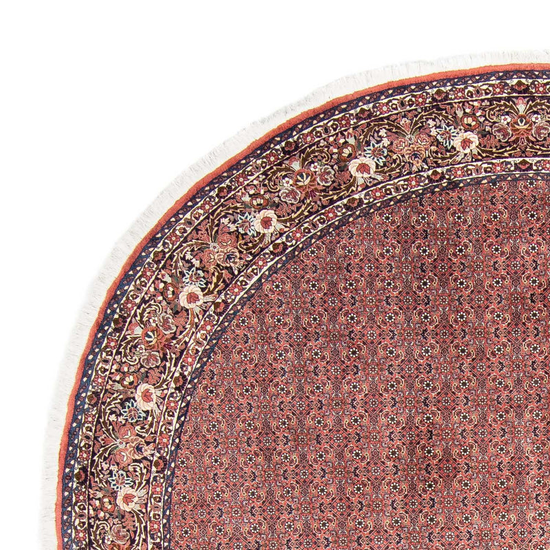 Alfombra persa - Bidjar redondo  - 300 x 300 cm - rojo claro