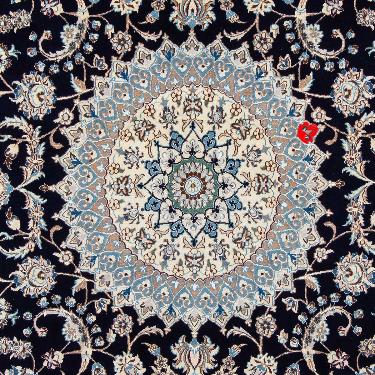 Alfombra Persa - Nain - Real - 300 x 202 cm - negro