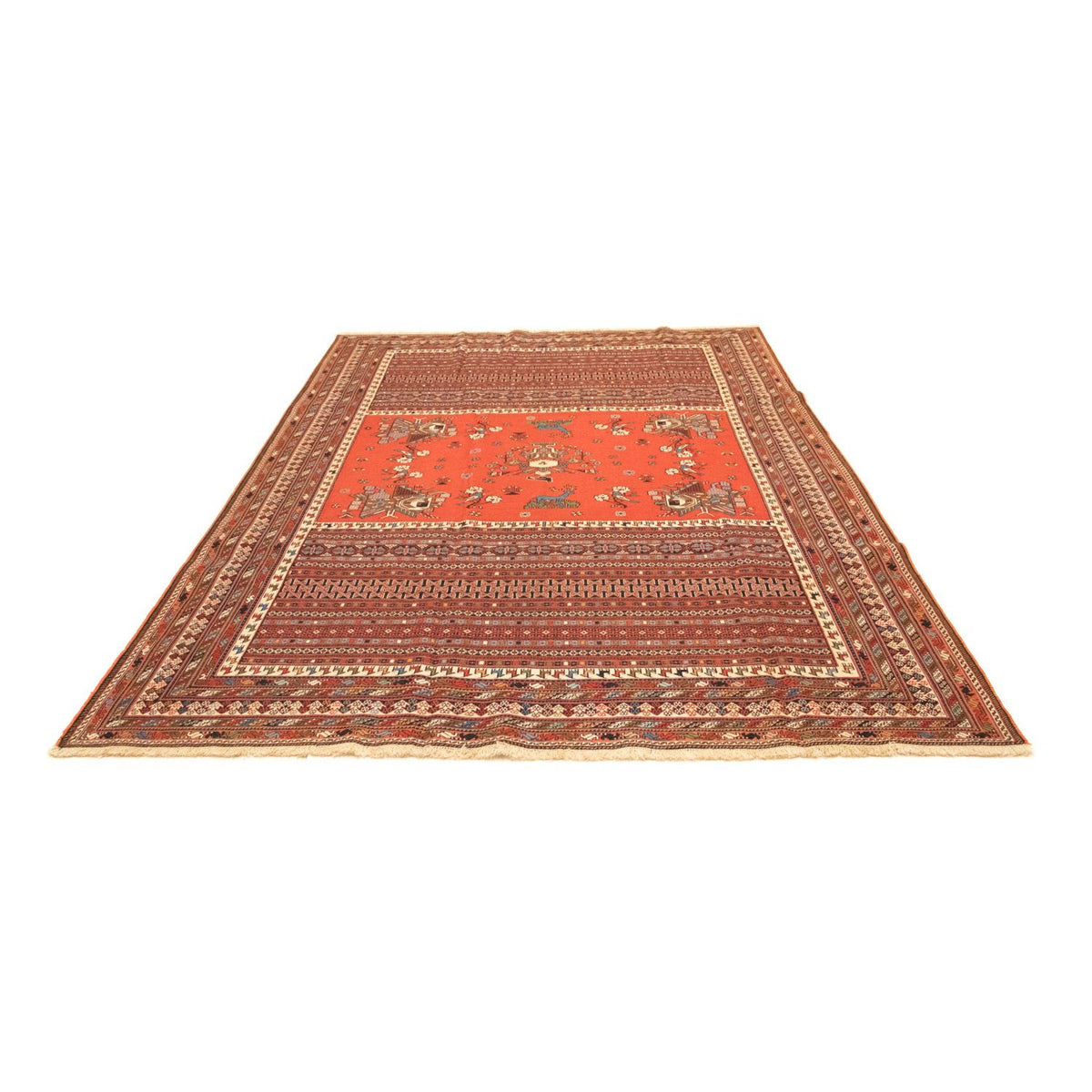 Alfombra persa - Nómada - 286 x 192 cm - multicolor