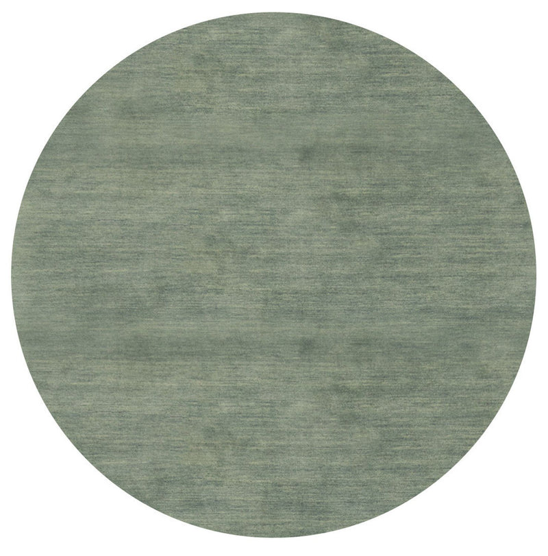 Alfombra Gabbeh - Indus redondo  - 200 x 200 cm - plata