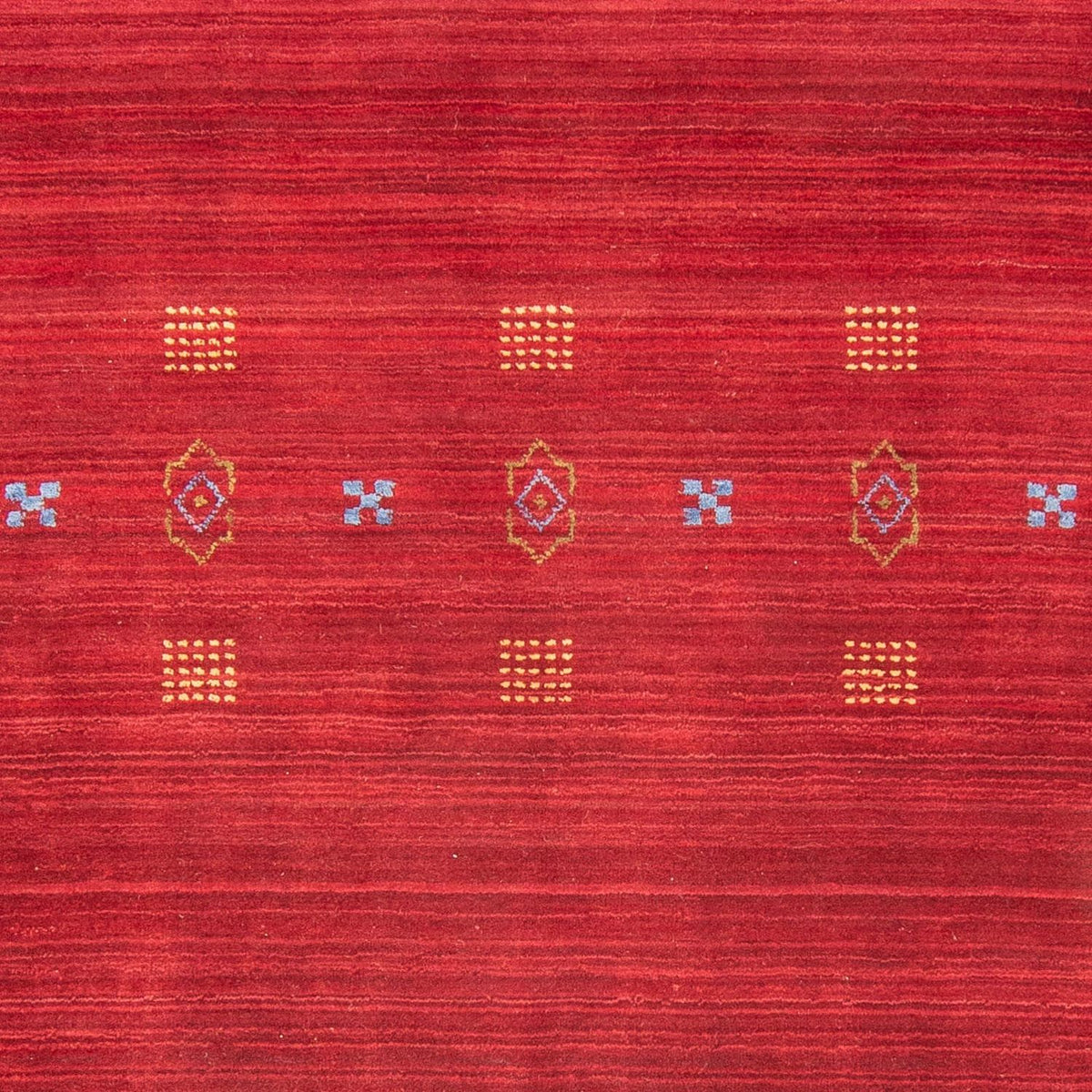 Alfombra Gabbeh - Loribaft Softy - 240 x 170 cm - rojo oscuro