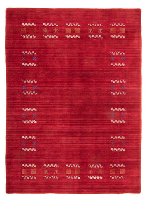 Alfombra Gabbeh - Loribaft Softy - 240 x 170 cm - rojo oscuro