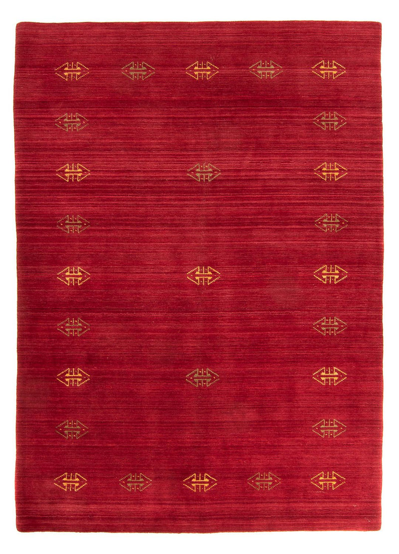 Alfombra Gabbeh - Loribaft Softy - 240 x 170 cm - rojo oscuro