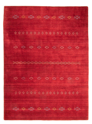 Alfombra Gabbeh - Loribaft Softy - 240 x 170 cm - rojo oscuro