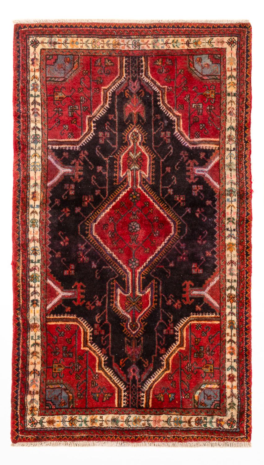 Alfombra de pasillo Alfombra persa - Nómada - 197 x 77 cm - rojo oscuro