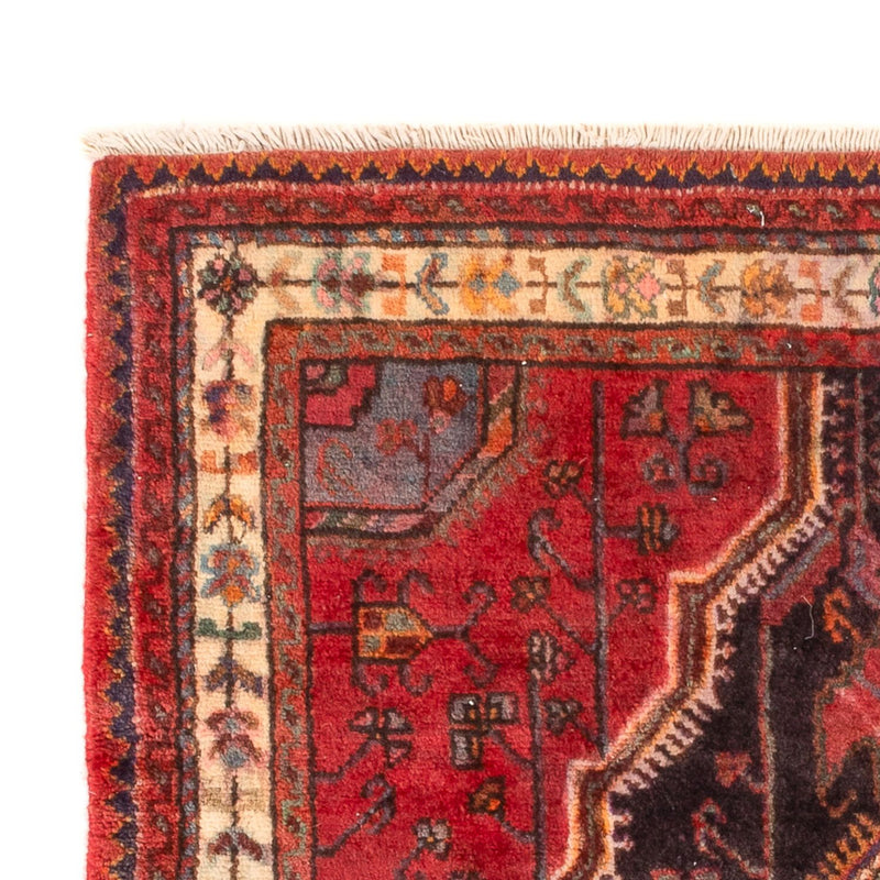 Alfombra de pasillo Alfombra persa - Nómada - 197 x 77 cm - rojo oscuro