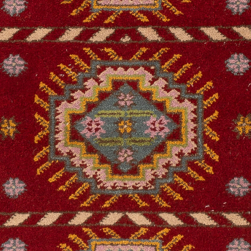 Alfombra oriental - 160 x 90 cm - rojo oscuro