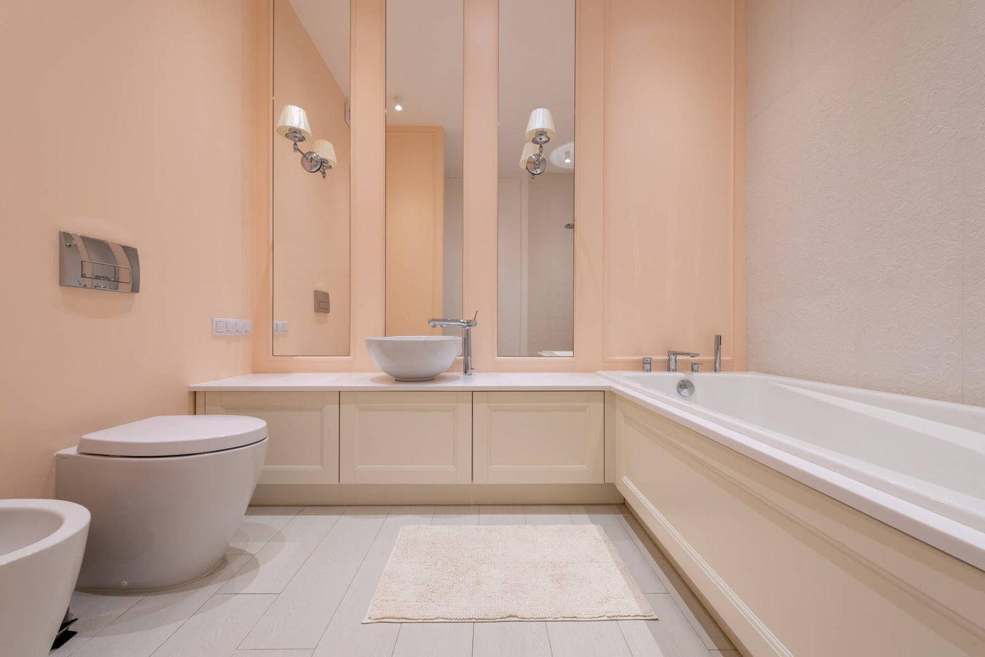 Teppich im Badezimmer