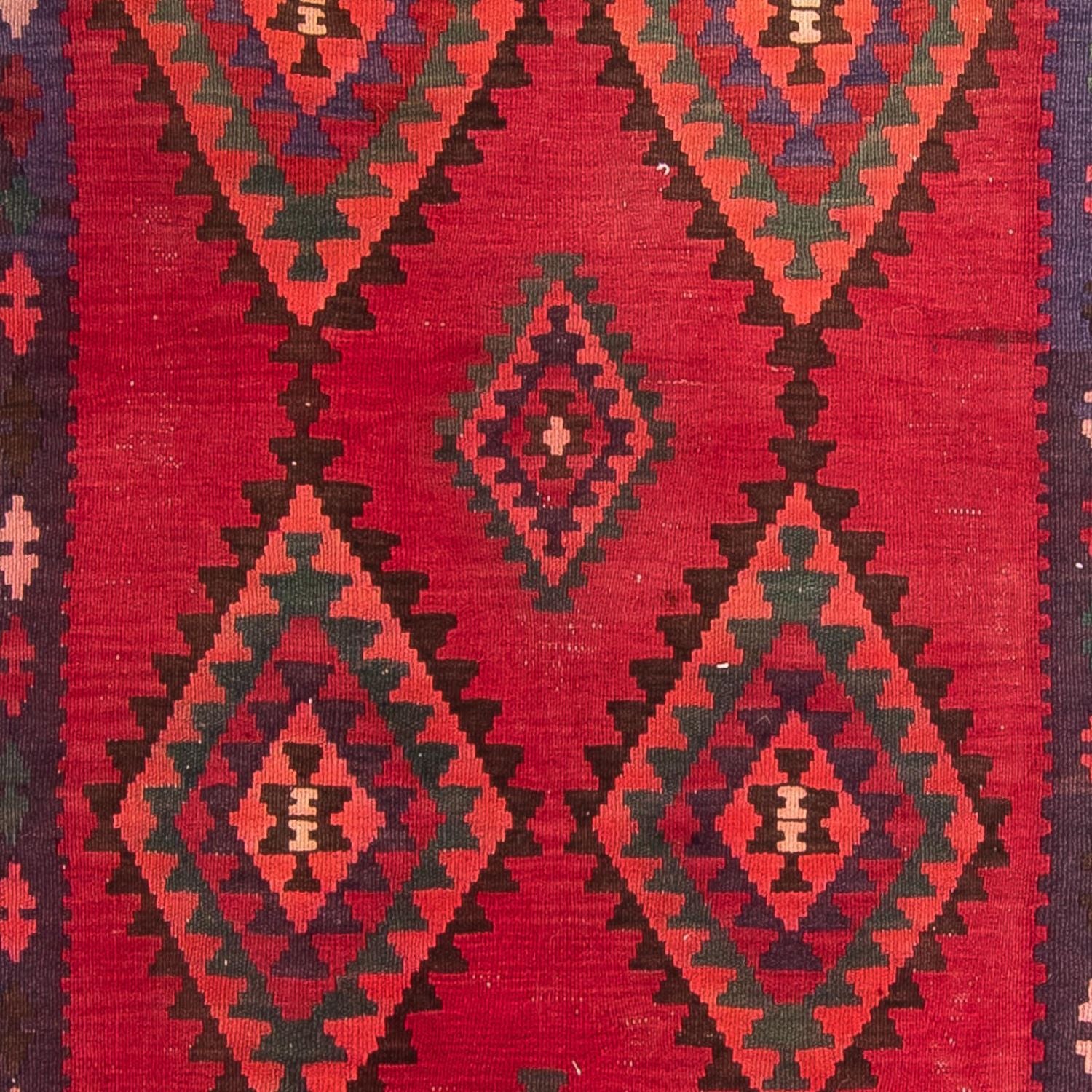 Alfombra de pasillo Alfombra Kelim - Antigua - 325 x 118 cm - multicolor
