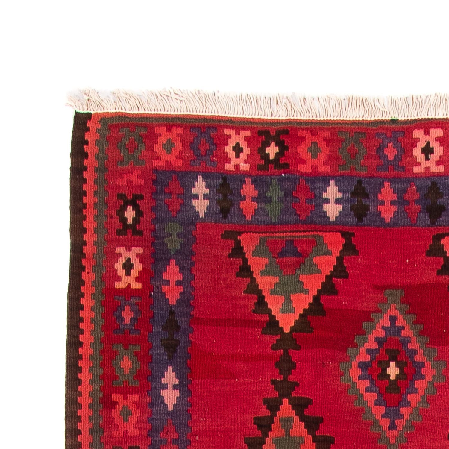 Alfombra de pasillo Alfombra Kelim - Antigua - 325 x 118 cm - multicolor