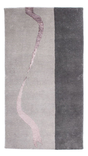 Alfombra de Nepal - 120 x 60 cm - gris
