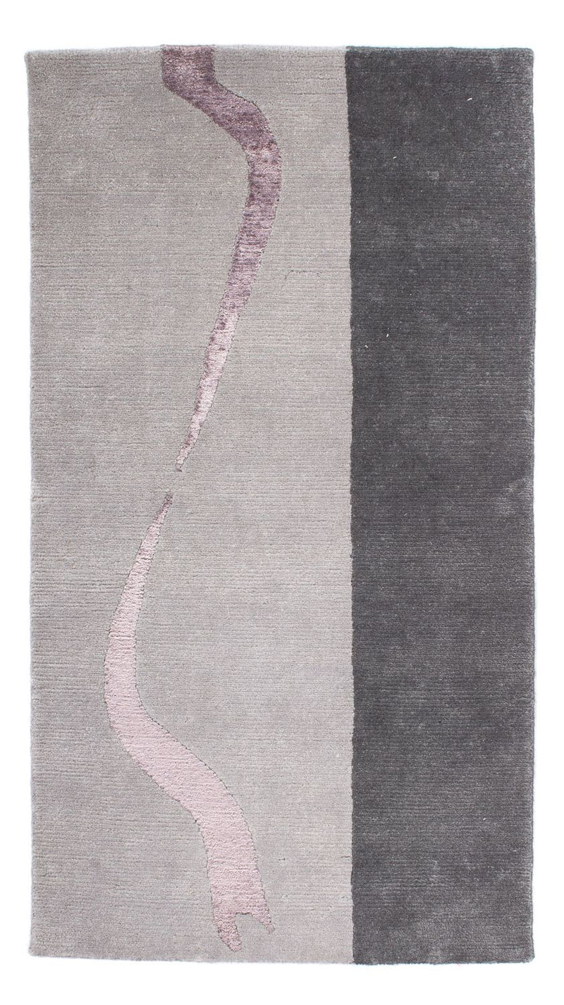 Alfombra de Nepal - 120 x 60 cm - gris