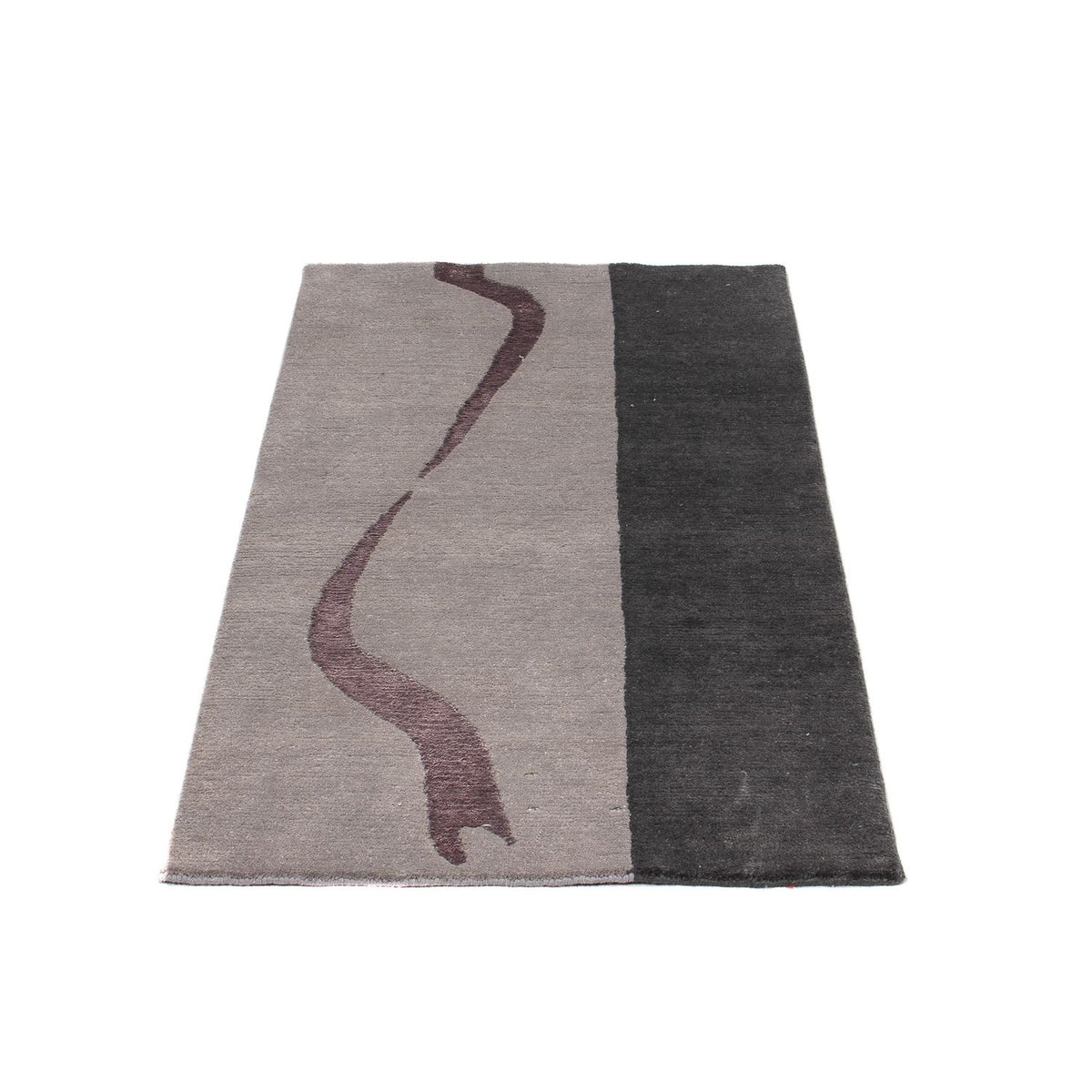 Alfombra de Nepal - 120 x 60 cm - gris