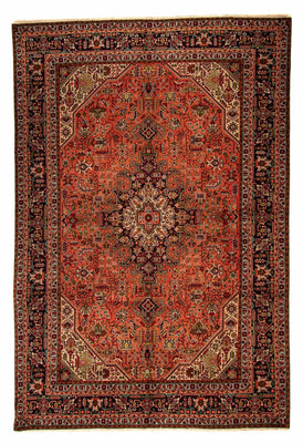 Alfombra persa - Tabriz - 295 x 195 cm - rojo claro