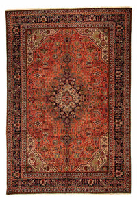 Alfombra persa - Tabriz - 295 x 195 cm - rojo claro