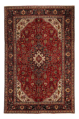 Alfombra persa - Tabriz - 305 x 195 cm - rojo oscuro