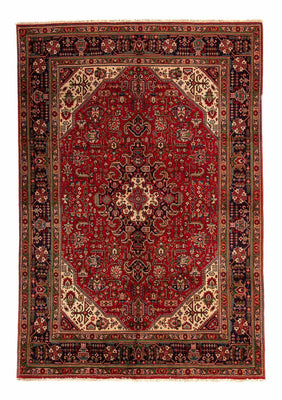 Alfombra persa - Tabriz - 295 x 195 cm - rojo oscuro