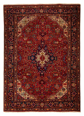 Alfombra persa - Tabriz - 290 x 200 cm - rojo oscuro