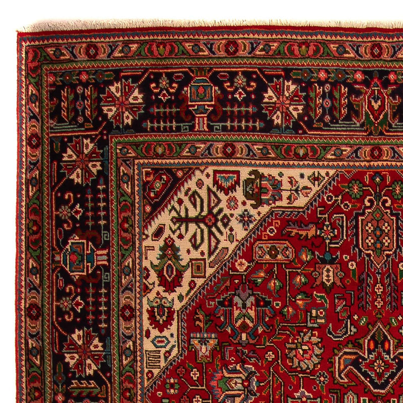 Alfombra persa - Tabriz - 297 x 195 cm - rojo oscuro
