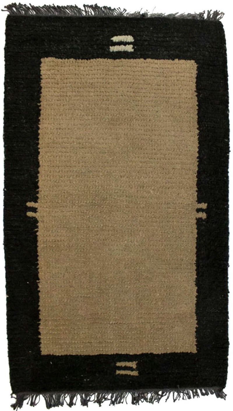 Alfombra de Nepal - 140 x 70 cm - marrón claro