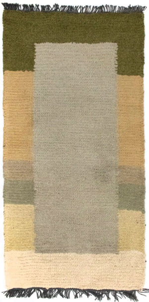 Alfombra de Nepal - 140 x 70 cm - gris