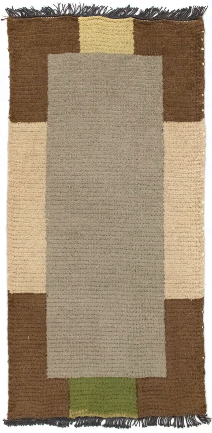 Alfombra de Nepal - 140 x 70 cm - gris