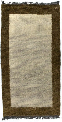 Alfombra de Nepal - 140 x 70 cm - beige