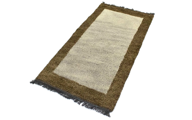 Alfombra de Nepal - 140 x 70 cm - beige