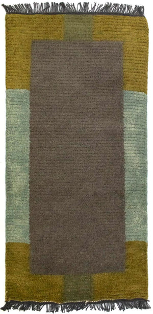 Alfombra de Nepal - 140 x 70 cm - gris