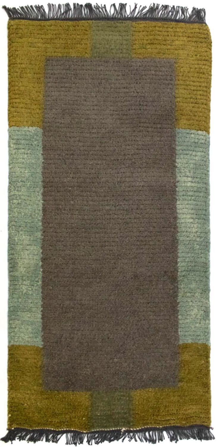 Alfombra de Nepal - 140 x 70 cm - gris